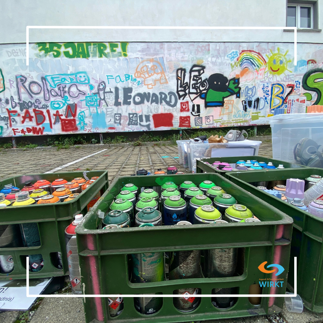 Bild Graffiti-Projekt mit Schüler*innen der Lindenschule Bautzen